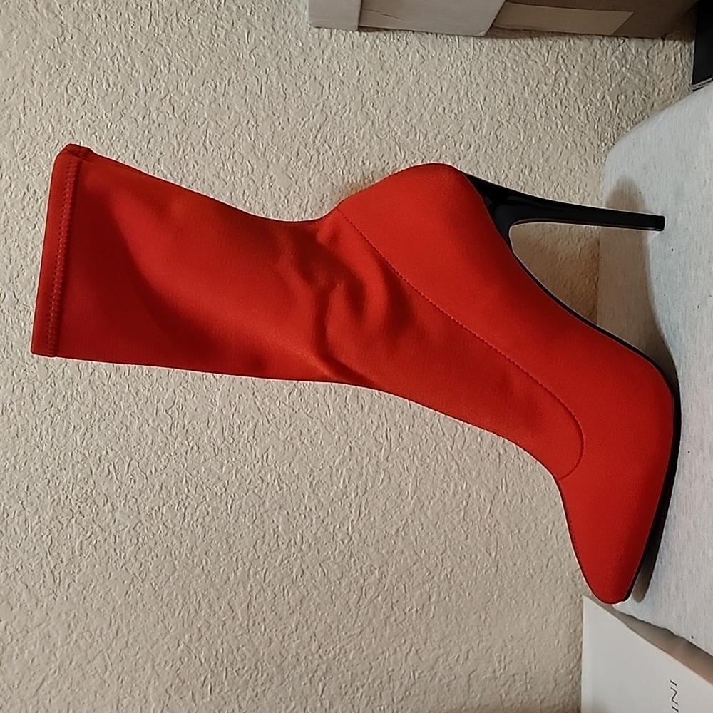 Call It Spring Red Boot Sz 9 Nwot - image 1
